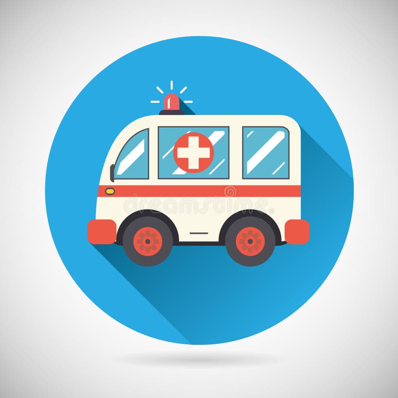 Symbole de traitement de santé d'icône de voiture d'ambulance dessus illustration de vecteur Symbole de traitement de santé d'icône de voiture d'ambulance dessus illustration de vecteur