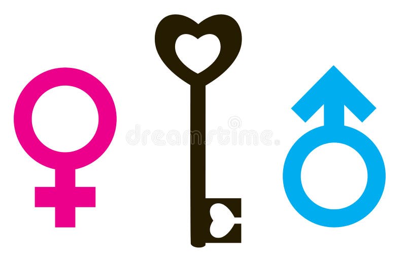 Symbole femelle et mâle
