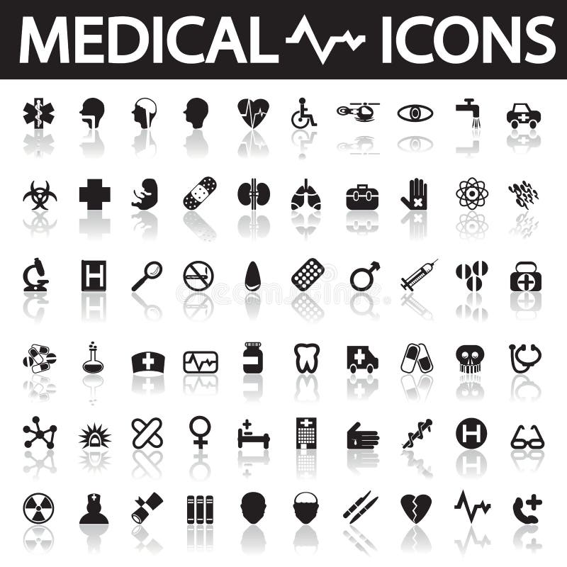 Symbole medycznych ilustracji