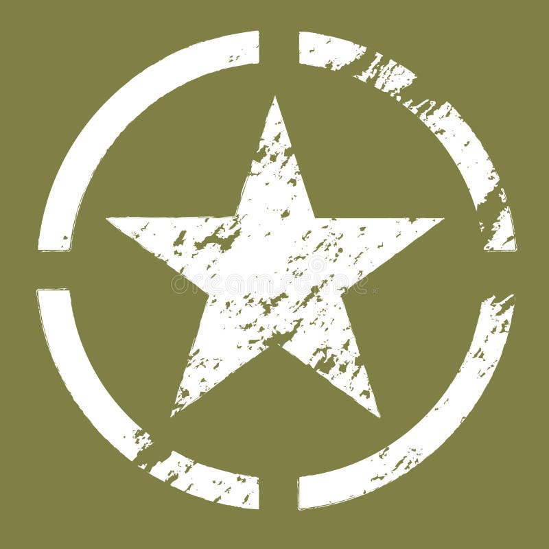  Symbole militaire  illustration de vecteur Illustration du 