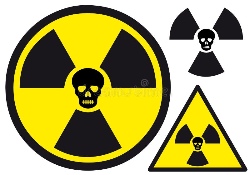 Résultat de recherche d'images pour "symbole nucléaire radioactivité"