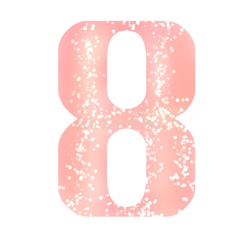 Symbole numéro huit illustration libre de droits