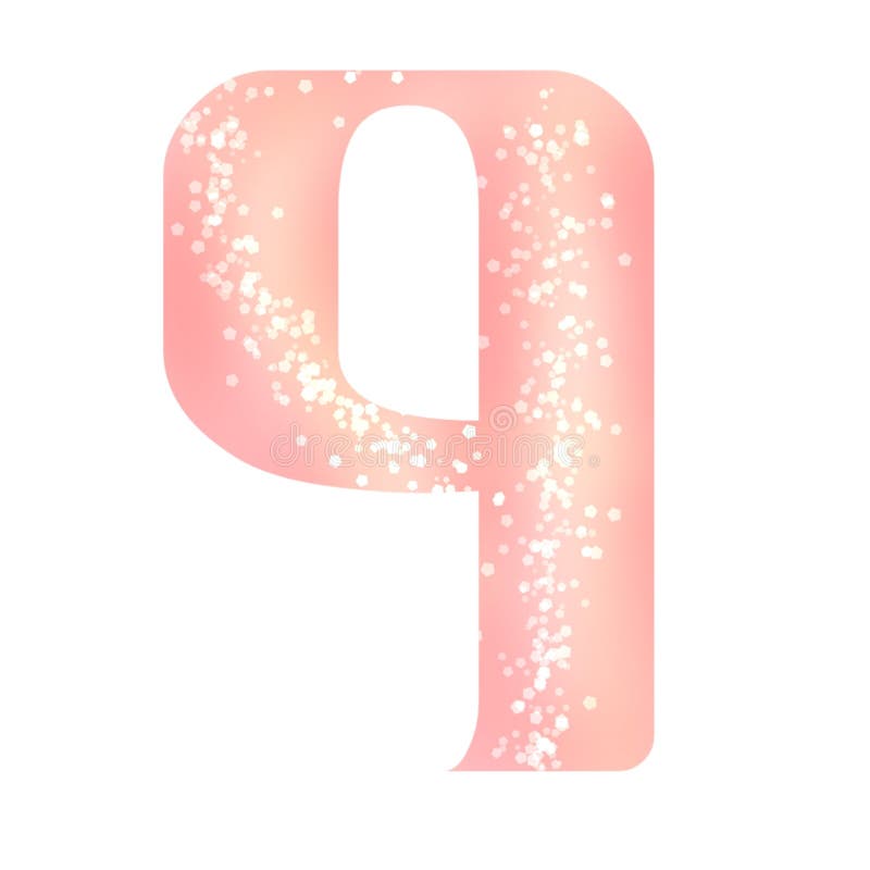 Symbole numéro neuf illustration stock