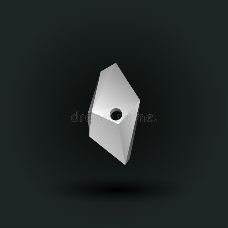 Symbole polygonal de nombre de vecteur Bas poly numéro blanc zéro illustration de vecteur Symbole polygonal de nombre de vecteur Bas poly numéro blanc zéro illustration de vecteur