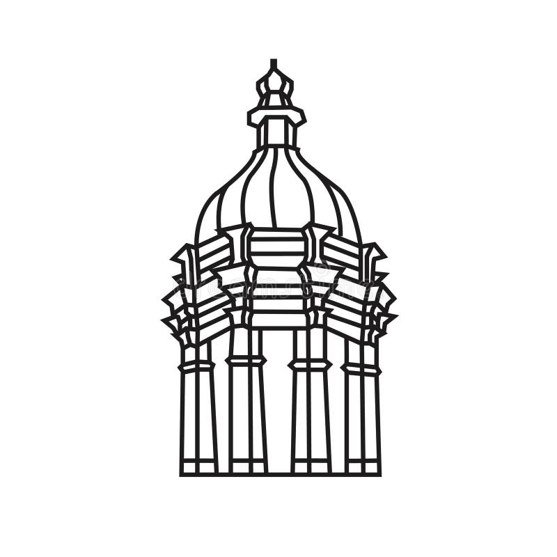 Symbolen av den Kiev staden, Ukraina royaltyfri illustrationer Symbolen av den Kiev staden, Ukraina royaltyfri illustrationer