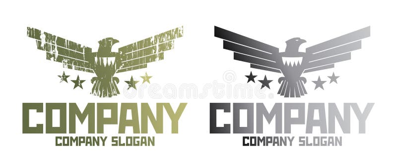 Symbolen voor de militaire bedrijven.