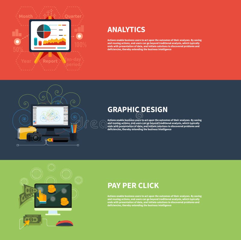 Symboler för design för analytics för rengöringsdukdesign grafisk och royaltyfri illustrationer