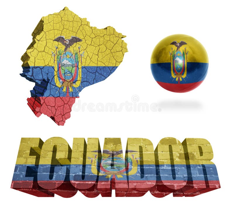 Symboles de l'Equateur illustration stock. Illustration du quito 96632649