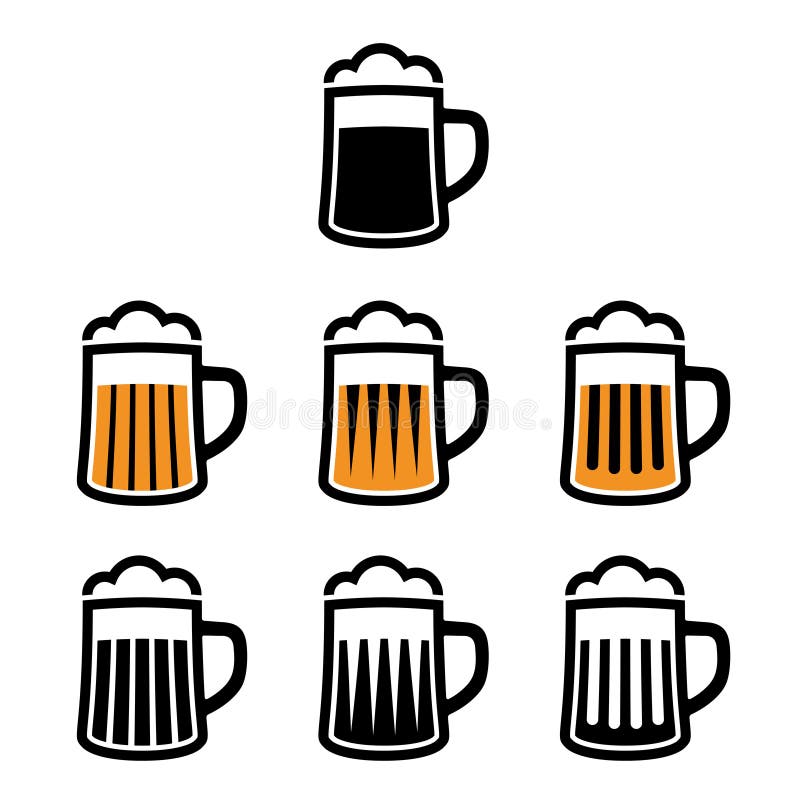 Symboles de tasse de bière
