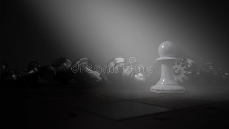 Symbolic representation of the succesful class struggle. vector illustration