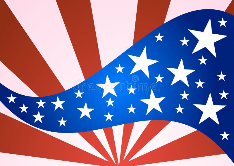 Download Symbols Of The American Flag. Stars And Stripes. Stock ...