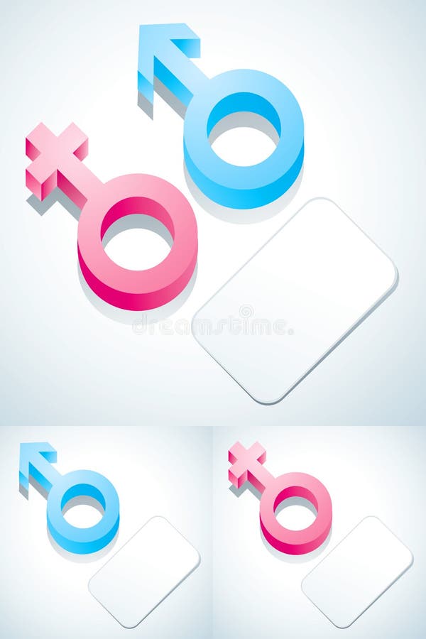 Symbols Of Male And Female Stock Vector Illustration Of Lesbian 19454366
