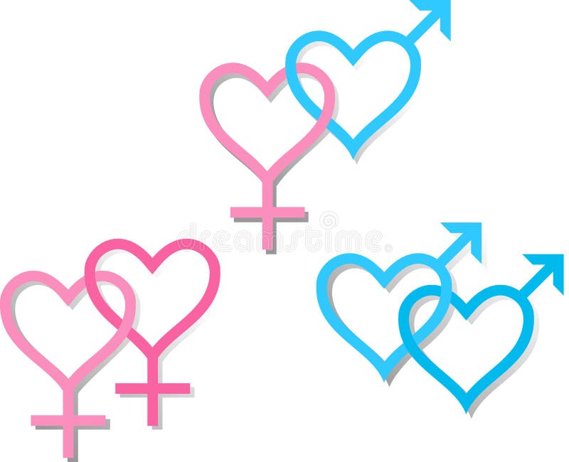 Symbols of sexual orientation royalty free illustration Symbols of sexual orientation royalty free illustration