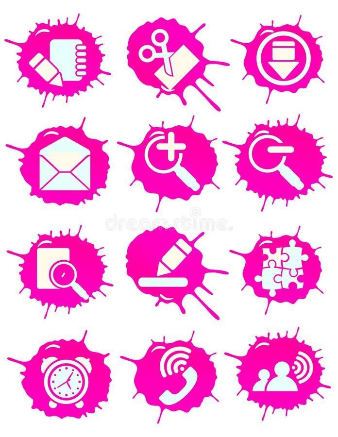 symbolspink vektor illustrationer symbolspink vektor illustrationer