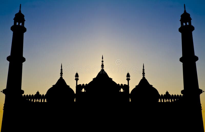 Symmetrisk islamisk arkitekturkontur