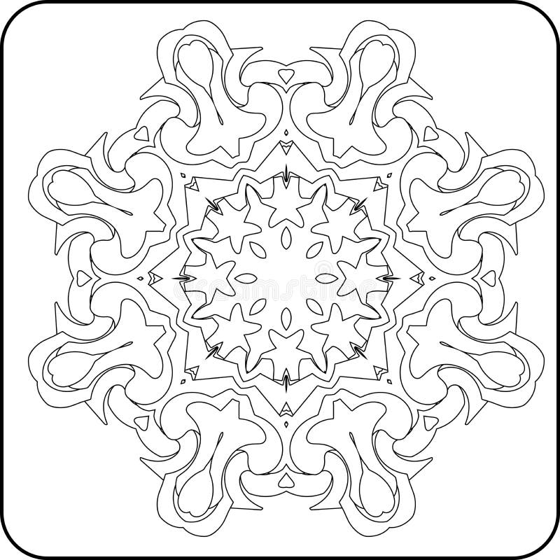 Symmetry curves pattern