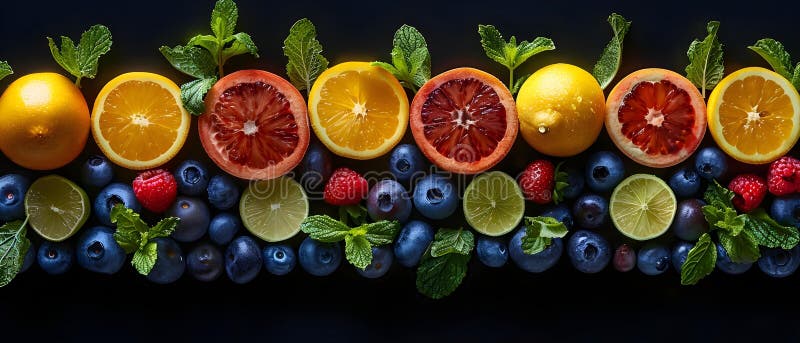 Symphonie colorée de manger sain. concept alimentaire photographie ingrédients frais art illustration de vecteur