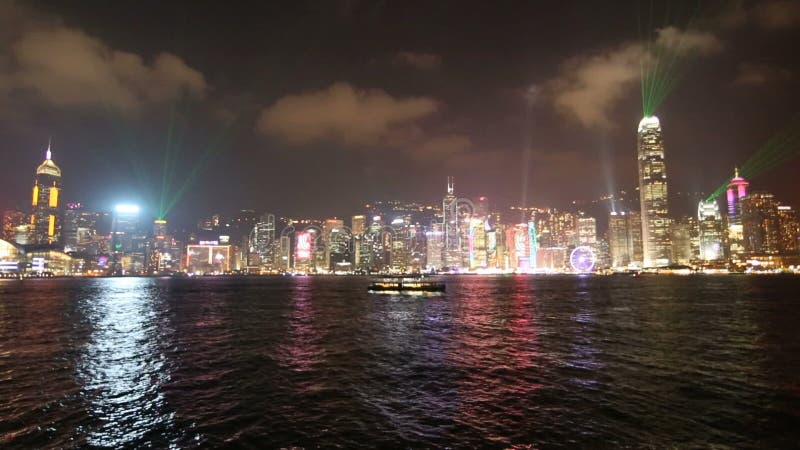 Symphonie des hellen Zeigunges in Hong Kong