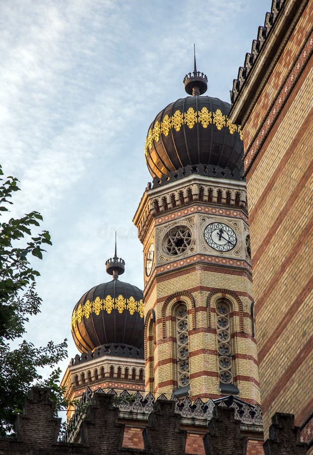 Synagogue Budapest stock photos