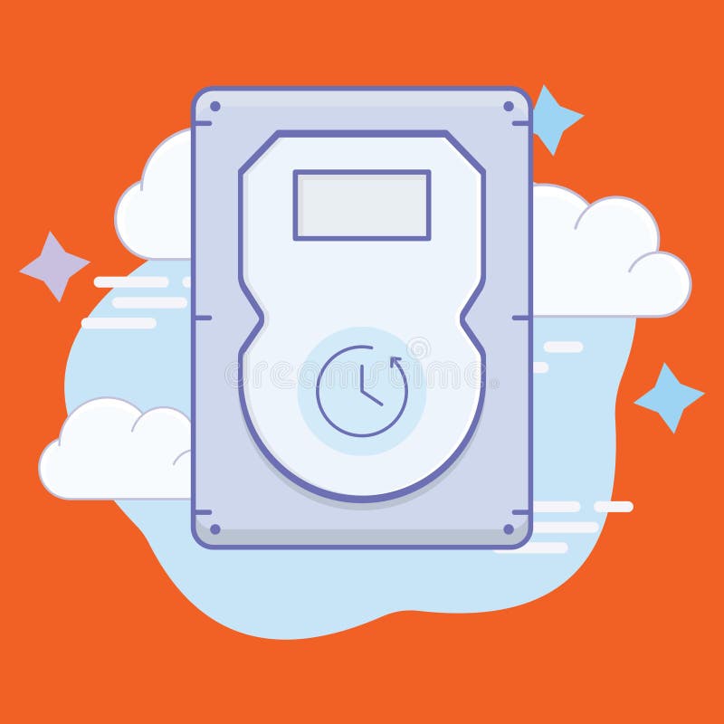 Sync Isolated Vector icon which can easily modify or edit royalty free illustration