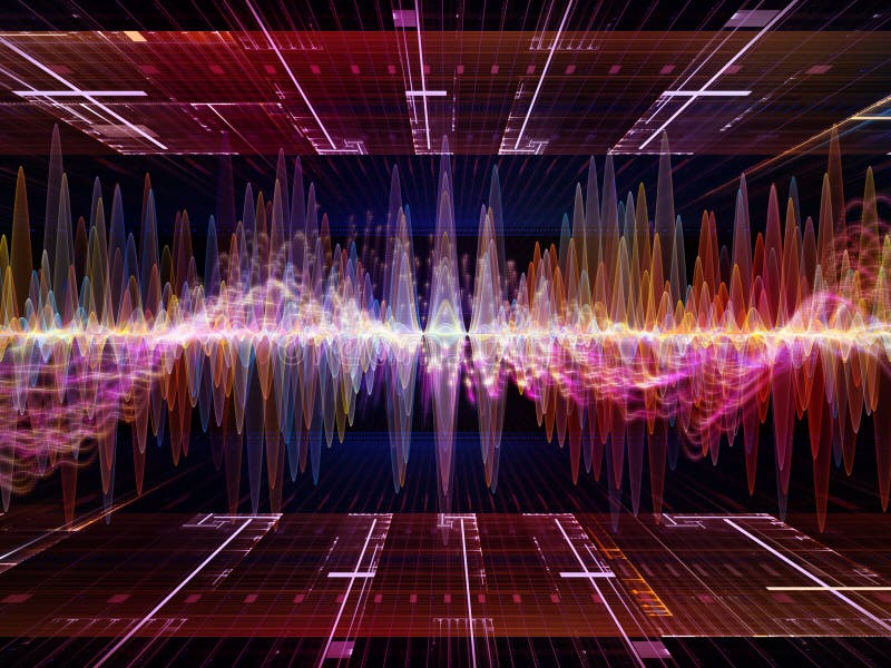 Synergies of Oscillation stock illustration. Illustration of movement