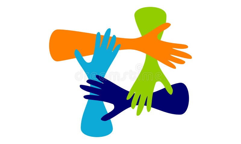 Synergy Solution Template stock vector. Illustration of process - 103748302