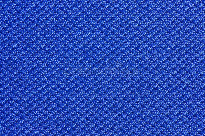 Synthetic Blue Fabric, Background Structure, Close-up Macro View Stock ...