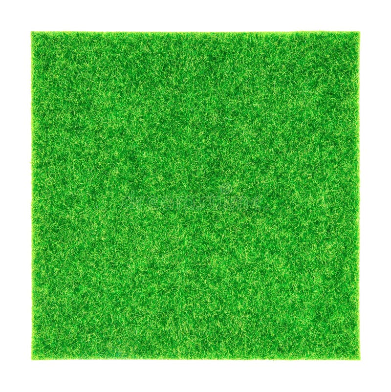 Synthetic grass on white background royalty free stock images