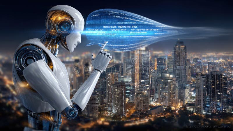 Synthetic thinking circuit: mechanized cognition, smart platform, neural response, internet mesh, futuristic input, learning code, algorithmic stream, network domain, structured matrix. Protocol analyzer stock images, royalty-free photos and pictures