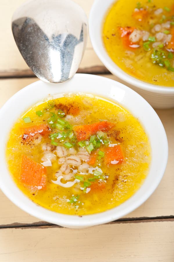 Syrian Barley Broth Soup Aleppo Style Stock Photo - Image of arabic ...