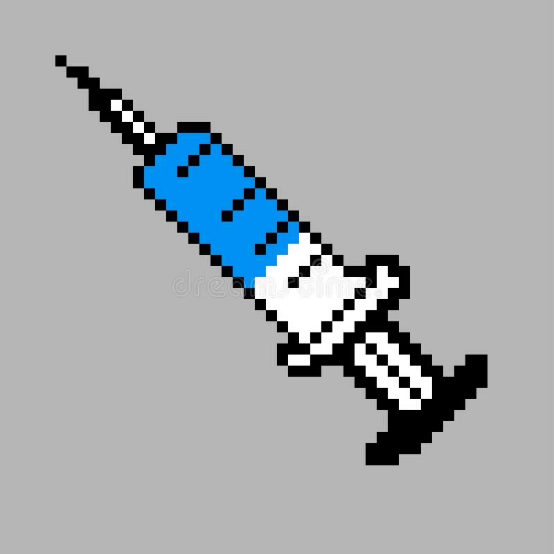 Prononcer Mise en garde Faire la vie pixel art seringue proposition