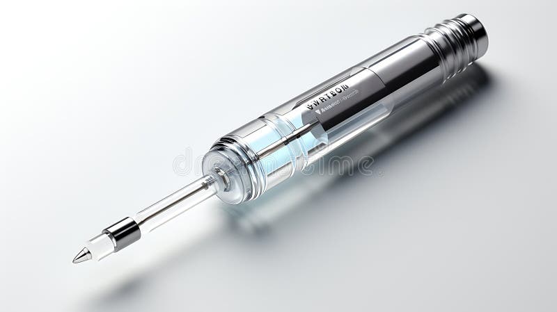 Syringe innovation isolated stock illustration