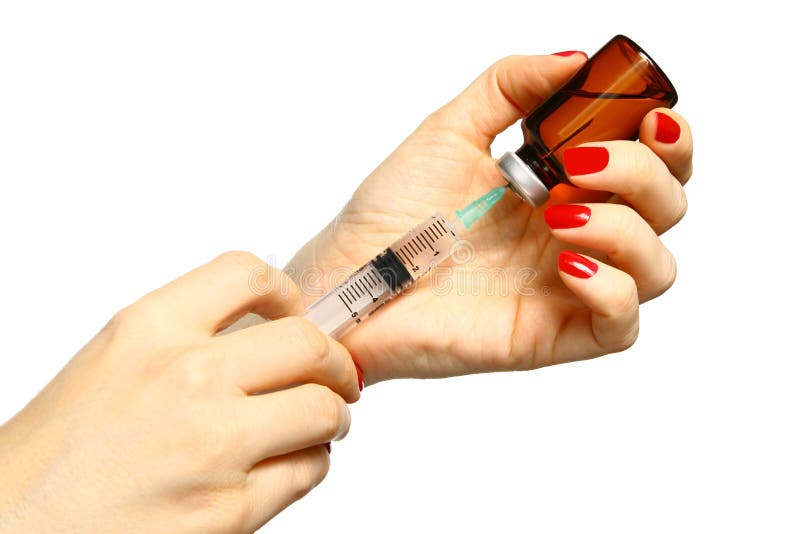 Syringe With Vial Isolated On White2 Stock Photo Image of diabetes