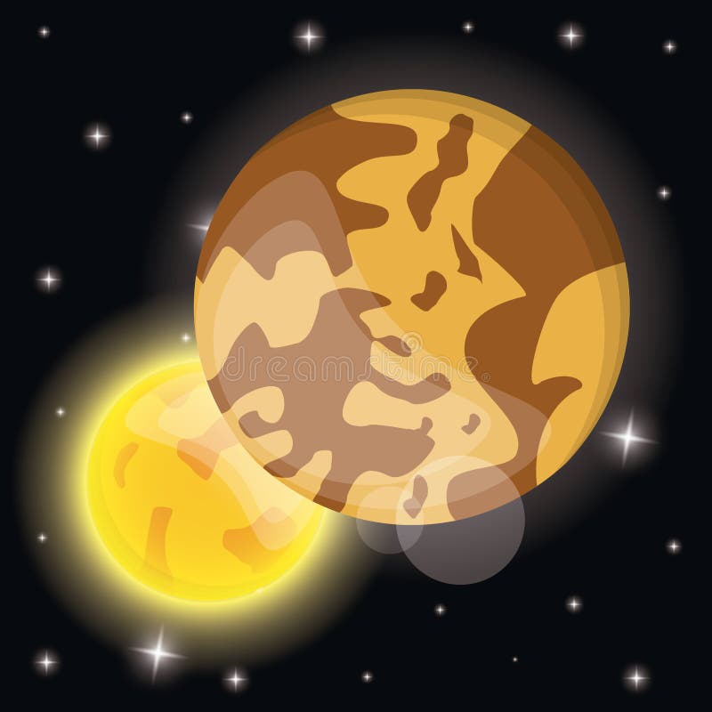 Système Solaire Du Soleil De Mercure Illustration Stock