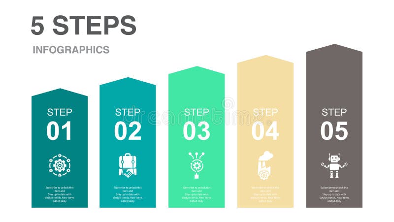 System, business, algorithm, industry, robotics, icons Infographic design layout template. Creative. Robotics icons vectors