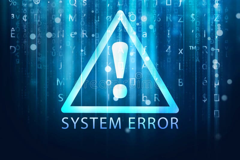 System error background