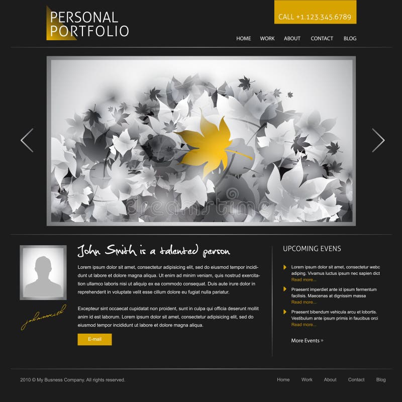 szablon czarny elegancka strona internetowa ilustracji szablon czarny elegancka strona internetowa ilustracji