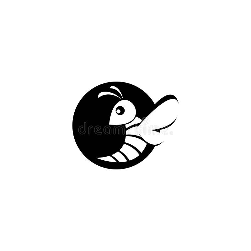 Szablon logo pszczół ilustracja wektor