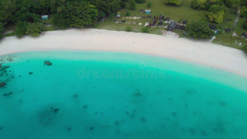 Szampan plaża, Vanuatu, Espiritu Santo wyspa, Luganville, Południowy Pacyfik