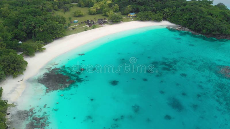 Szampan plaża, Vanuatu, Espiritu Santo wyspa, Luganville, Południowy Pacyfik