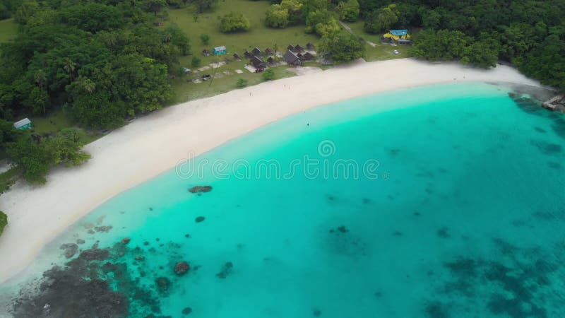 Szampan plaża, Vanuatu, Espiritu Santo wyspa, Luganville, Południowy Pacyfik