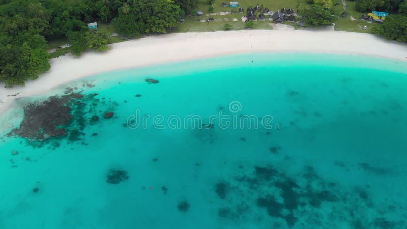 Szampan plaża, Vanuatu, Espiritu Santo wyspa, Luganville, Południowy Pacyfik