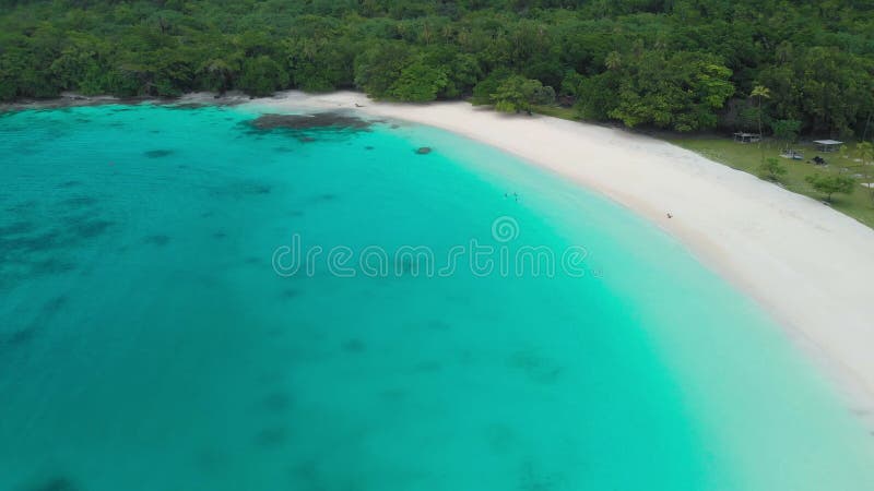 Szampan plaża, Vanuatu, Espiritu Santo wyspa, Luganville, Południowy Pacyfik