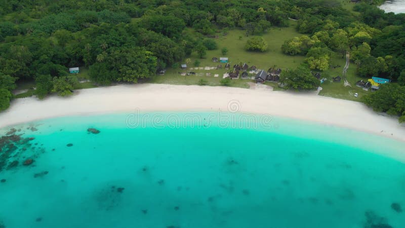 Szampan plaża, Vanuatu, Espiritu Santo wyspa, Luganville, Południowy Pacyfik