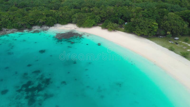 Szampan plaża, Vanuatu, Espiritu Santo wyspa, Luganville, Południowy Pacyfik