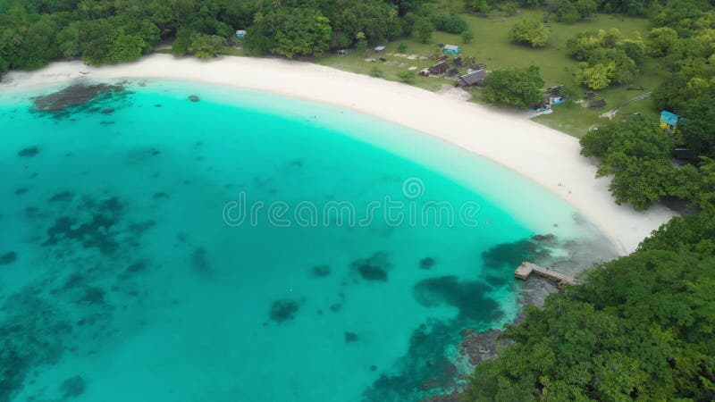 Szampan plaża, Vanuatu, Espiritu Santo wyspa, Luganville, Południowy Pacyfik