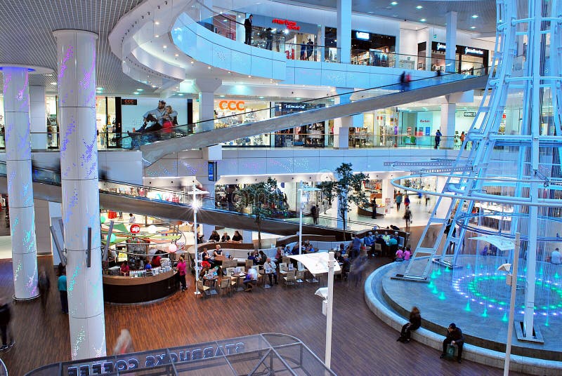 Szczecin,Poland. 01 September 2016. Galaxy Shoping Center. Editorial