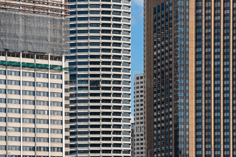 Szczegół powierzchowność nowożytny korporacja budynek i budowa budynek w Sydney, Australia zdjęcia royalty free Szczegół powierzchowność nowożytny korporacja budynek i budowa budynek w Sydney, Australia zdjęcia royalty free