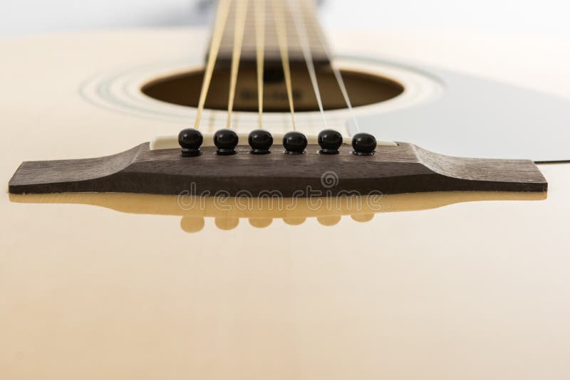 Szczegółu zbliżenie klasyczna gitara fotografia royalty free Szczegółu zbliżenie klasyczna gitara fotografia royalty free