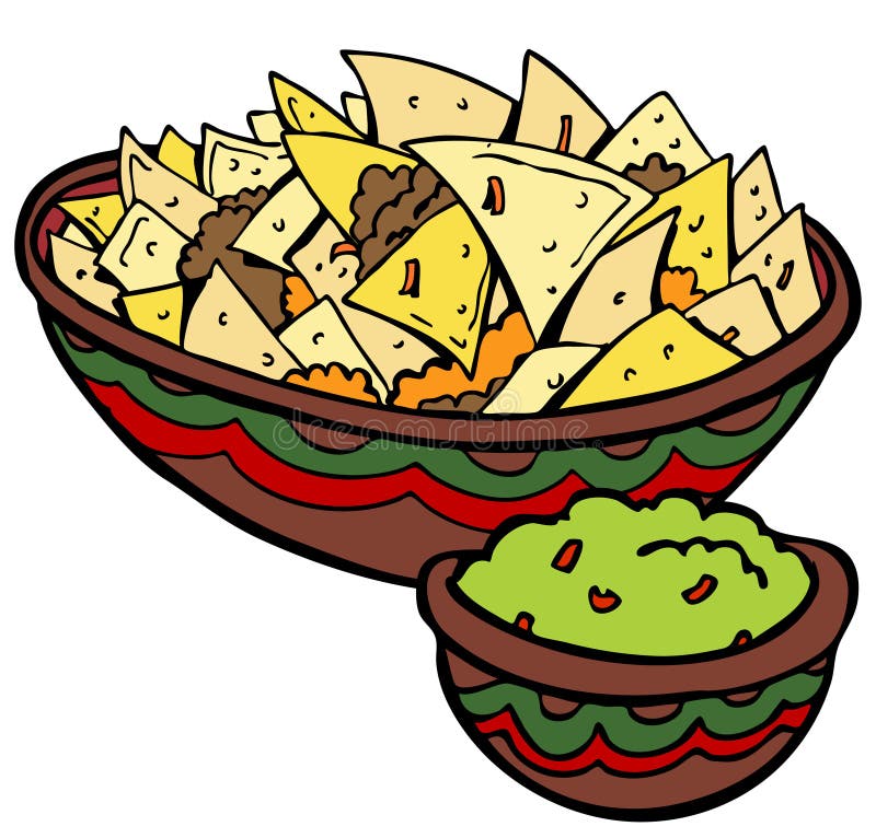 szczerbi się nachos tortilla ilustracja wektor szczerbi się nachos tortilla ilustracja wektor